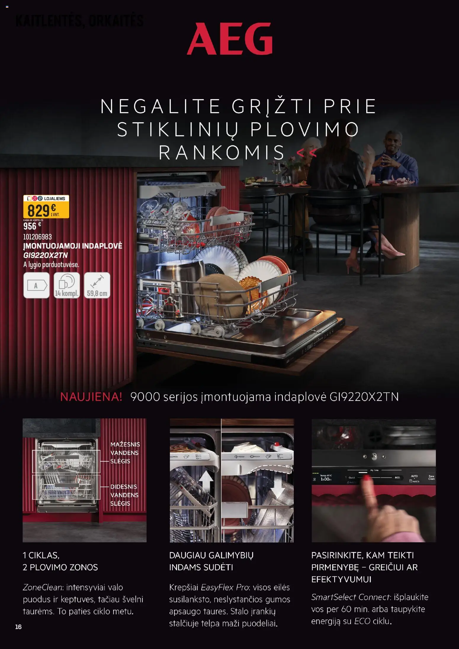 Senukai akcijos nuo 02.04.2026 | Puslapis: 15 | Prekių: Indaplovė