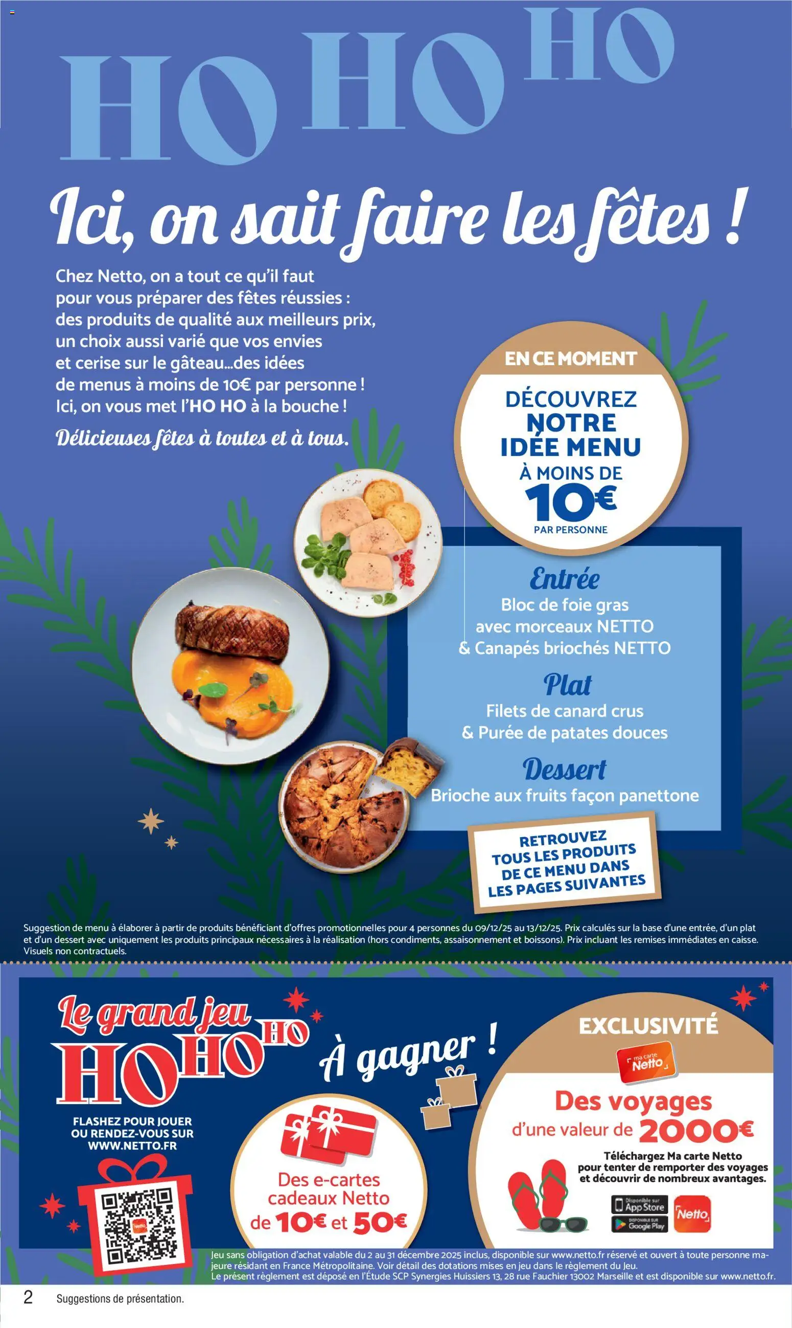 {H1} | Page: 2 | Produits: Base, Panettone, Store, Bloc de foie gras