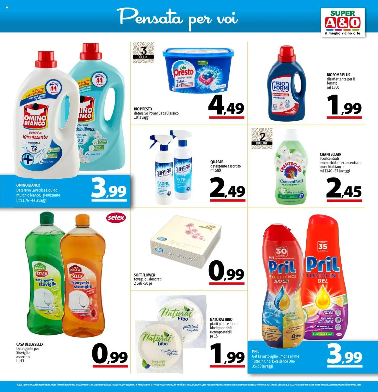 Volantino A&O del 07.08.2025 | Pagina: 15 | Prodotti: Tè, Lime, Lavatrice, Aceto