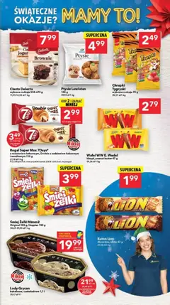 Pogląd oferty "Lewiatan gazetka - Gdańsk" - ważna od 04.12.2025 | Strona: 11 | Produkty: Ciasto, Baton, Żelki, Lody