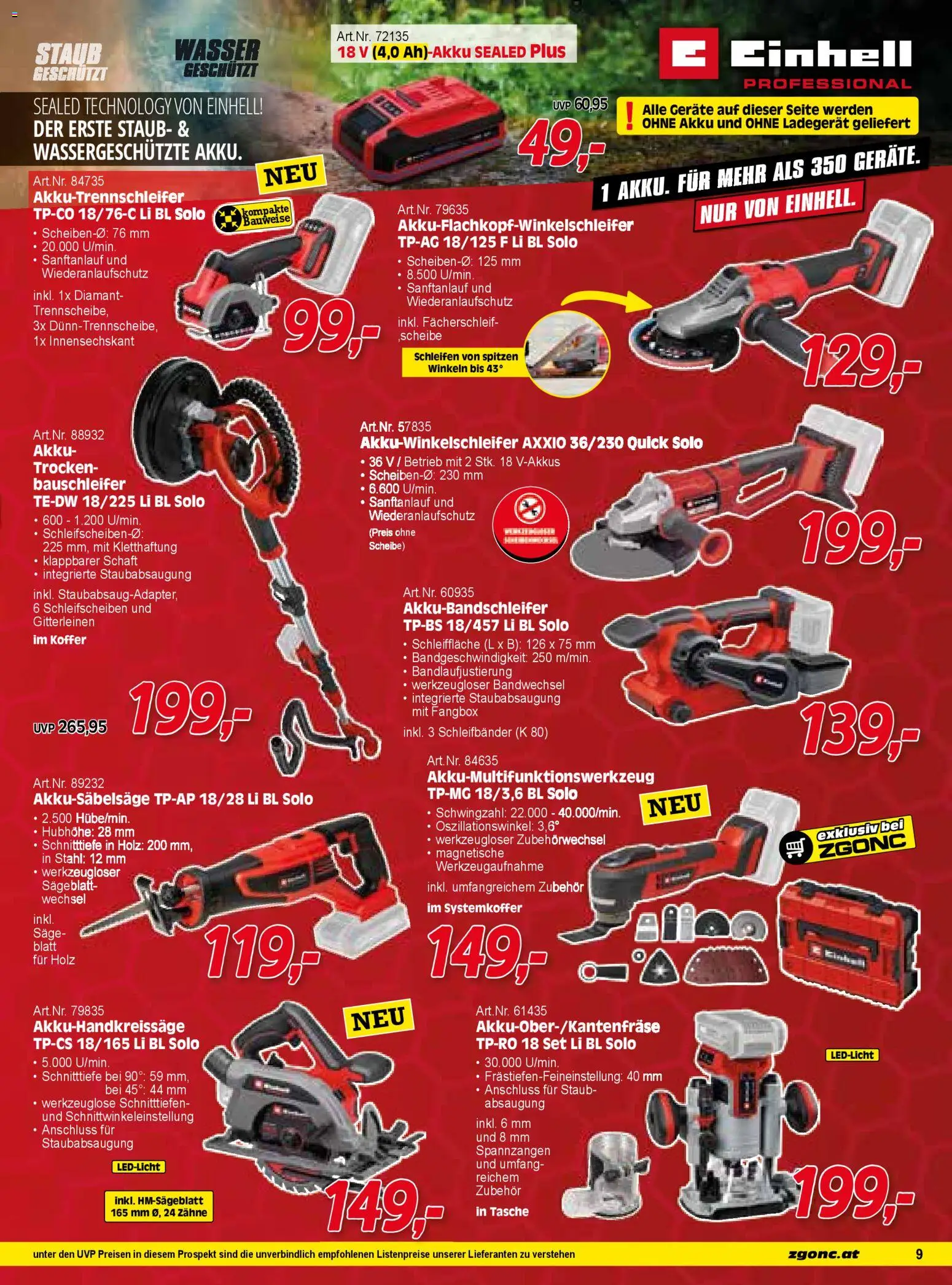 Zgonc - Flugblatt November I 2025 gültig ab 30.10.2025 | Seite: 9 | Produkte: Wasser, Koffer, Tasche