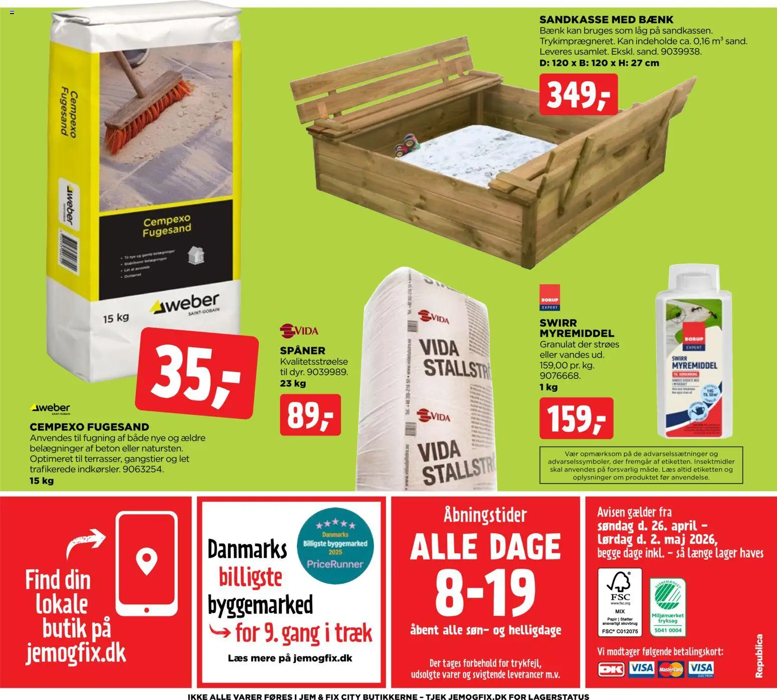 Jem & fix tilbudsavis – gyldig fra 26.04.2026 | Side: 36 | Produkter: Søm, Bænk