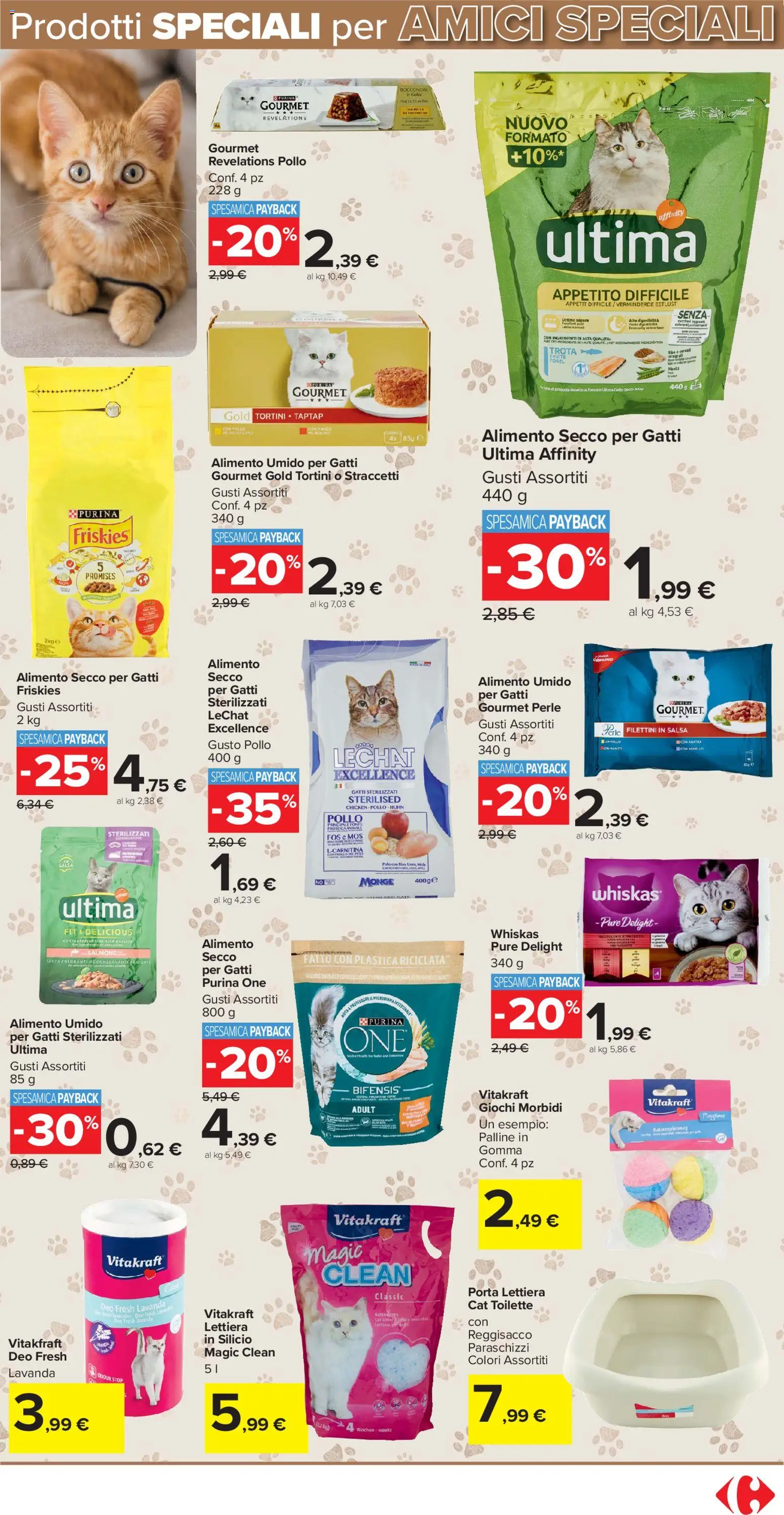 Volantino Carrefour del 17.11.2025 | Pagina: 23 | Prodotti: Pollo, Riso, Trota, Salsa