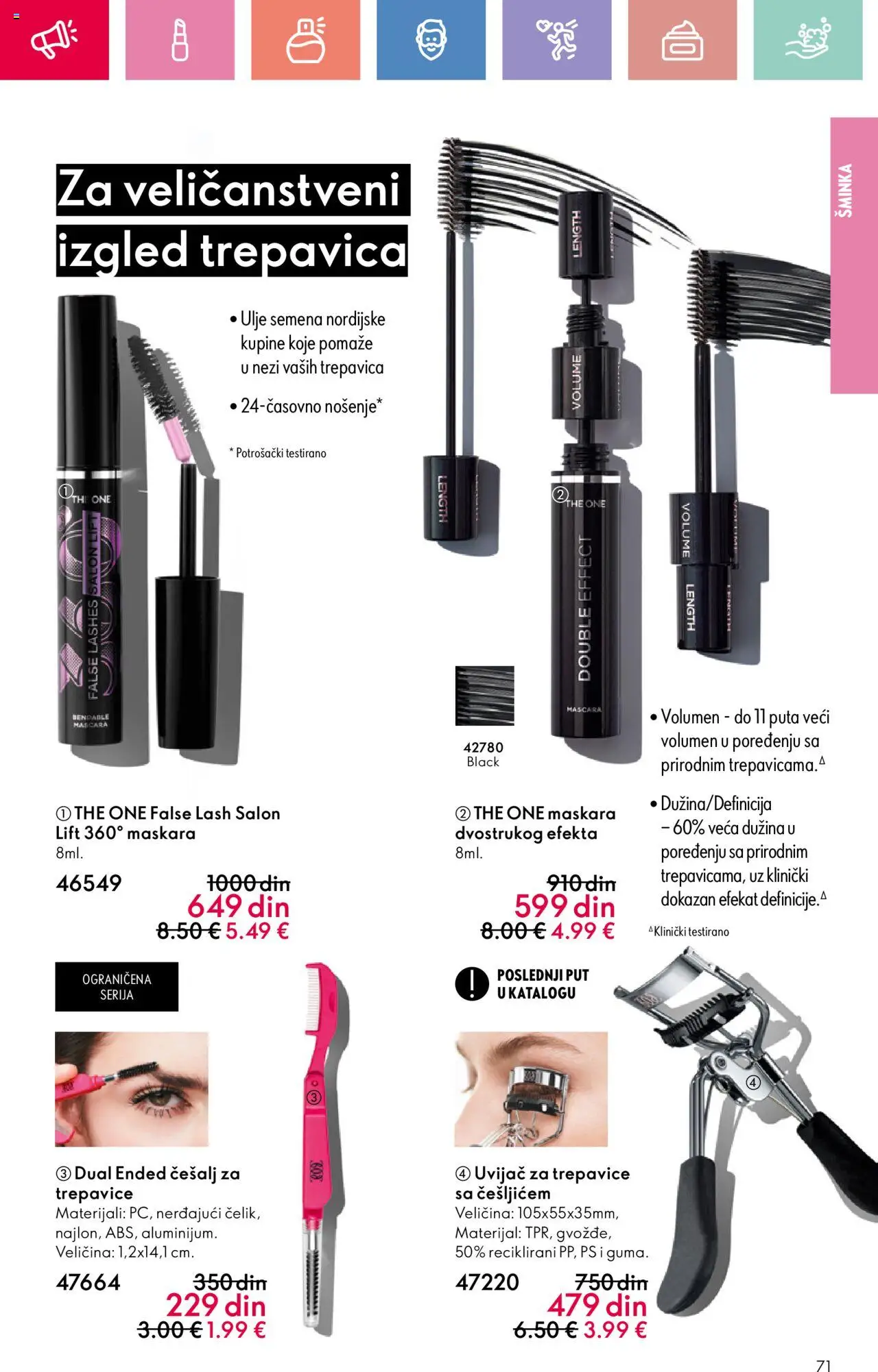 Oriflame katalog - važi od 03.08.2025 | Strana: 71 | Proizvode: Šminka, Maskara, Ulje