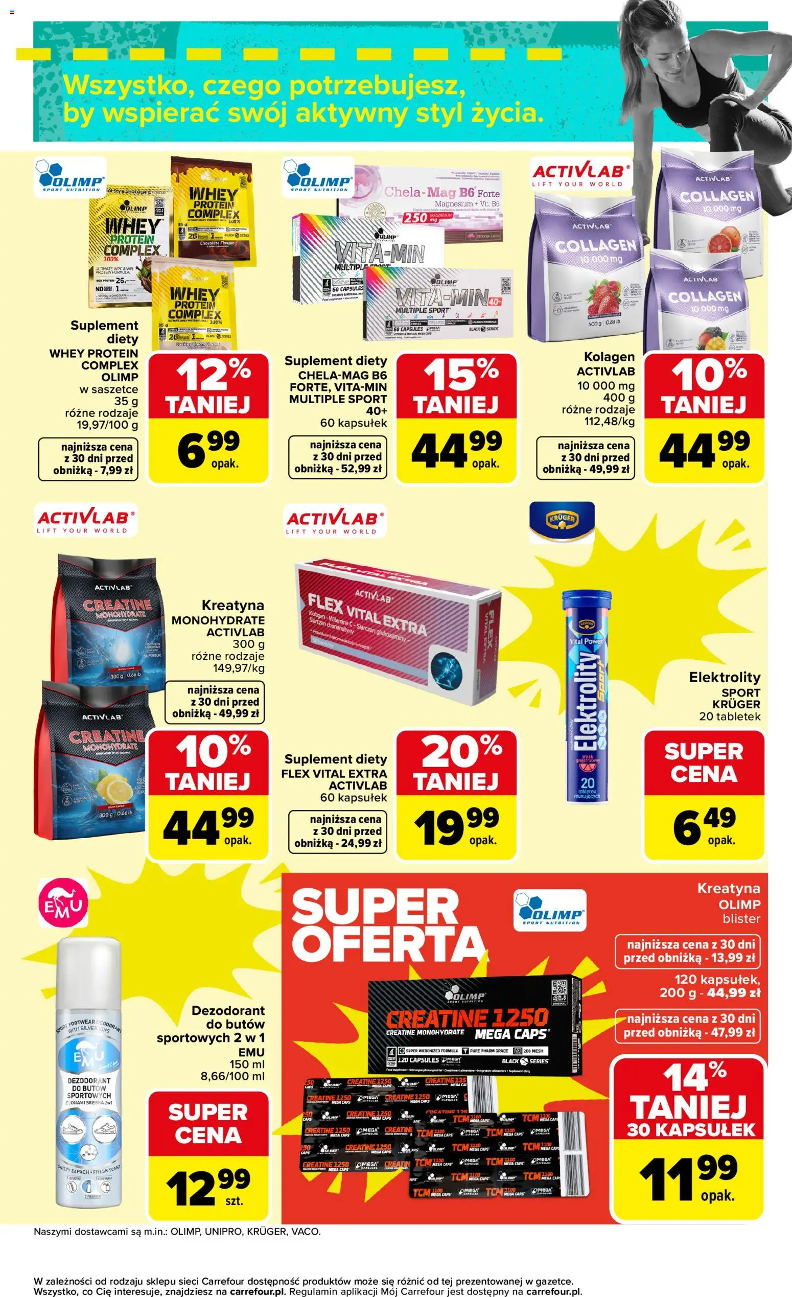 Carrefour gazetka - Active food to dobry ruch od 07.04.2026 | Strona: 9 | Produkty: Zapach, Dezodorant