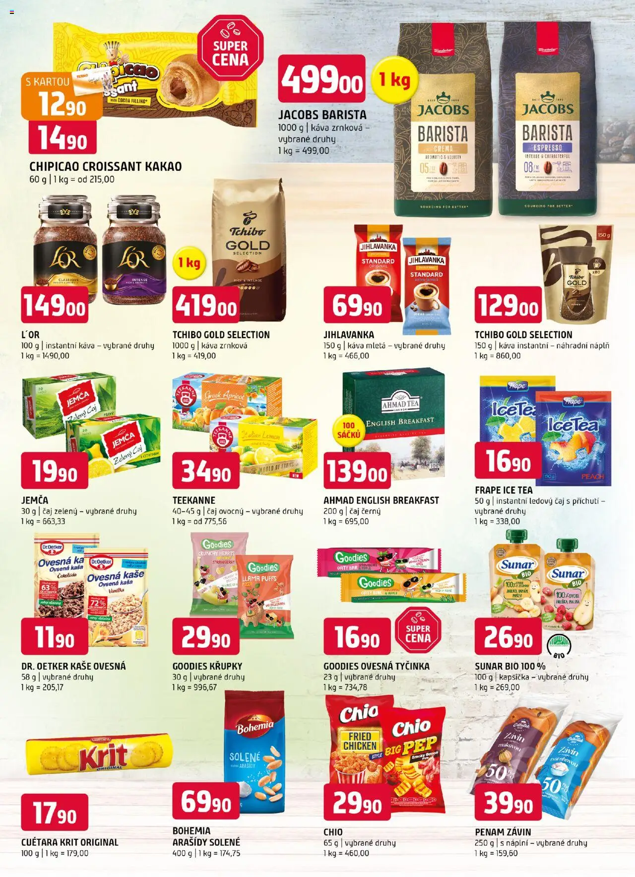 Terno leták - Prachatice od 13.08.2025 | Strana: 9 | Produkty: Instantní káva, Apple, Jihlavanka, Ahmad tea
