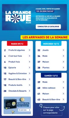 Aldi - Prévisualisation de Aldi - Catalogue de la semaine 50 valide à partir de 09.12.2025 | Page: 3 | Produits: Plantes, Jouets, Noix