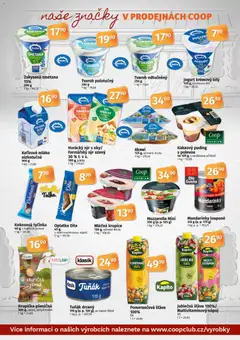 Náhled letáku Coop leták - Tuty od 28.01.2026 | Strana: 9 | Produkty: Krupice, Tvaroh, Puding, Mozzarella