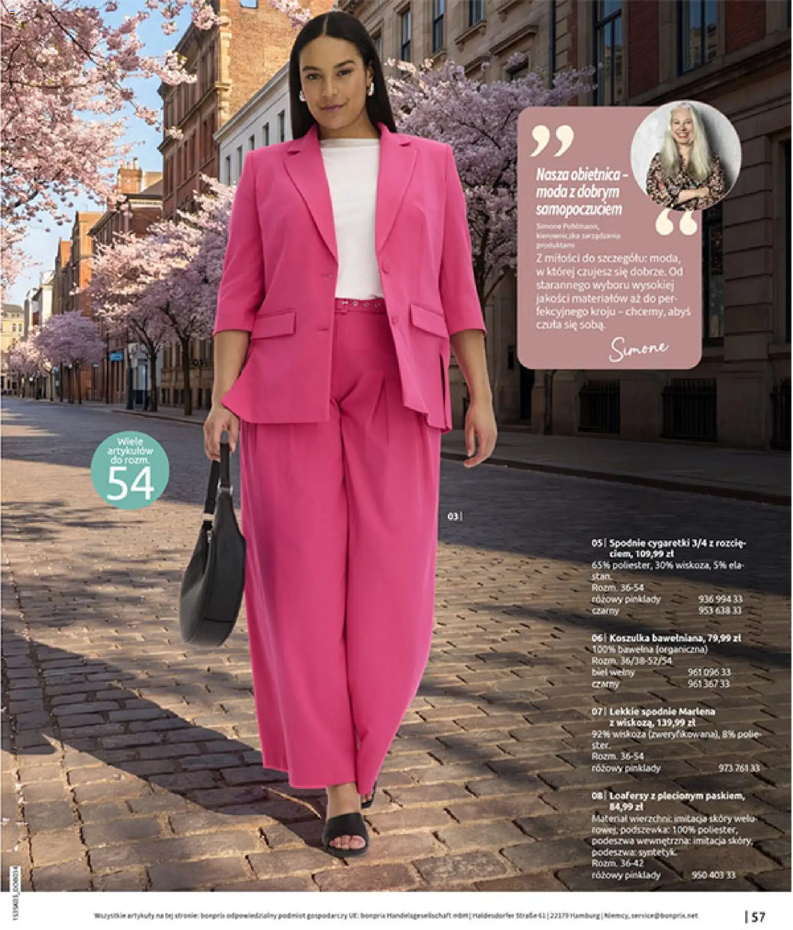 BonPrix Katalog od 03.03.2026 | Strona: 59 | Produkty: Spodnie, Róż
