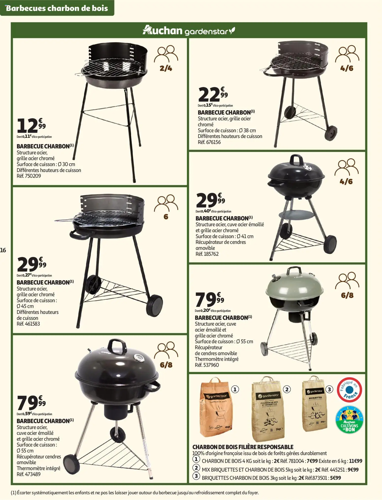 {H1} | Page: 16 | Produits: Charbon De Bois, Barbecue, Thermomètre