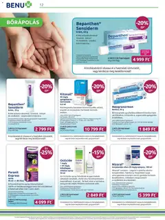 BENU Gyógyszertárak Akciós újság - amely érvényes a következő dátumtól: 01.01.2026 | Oldal: 12