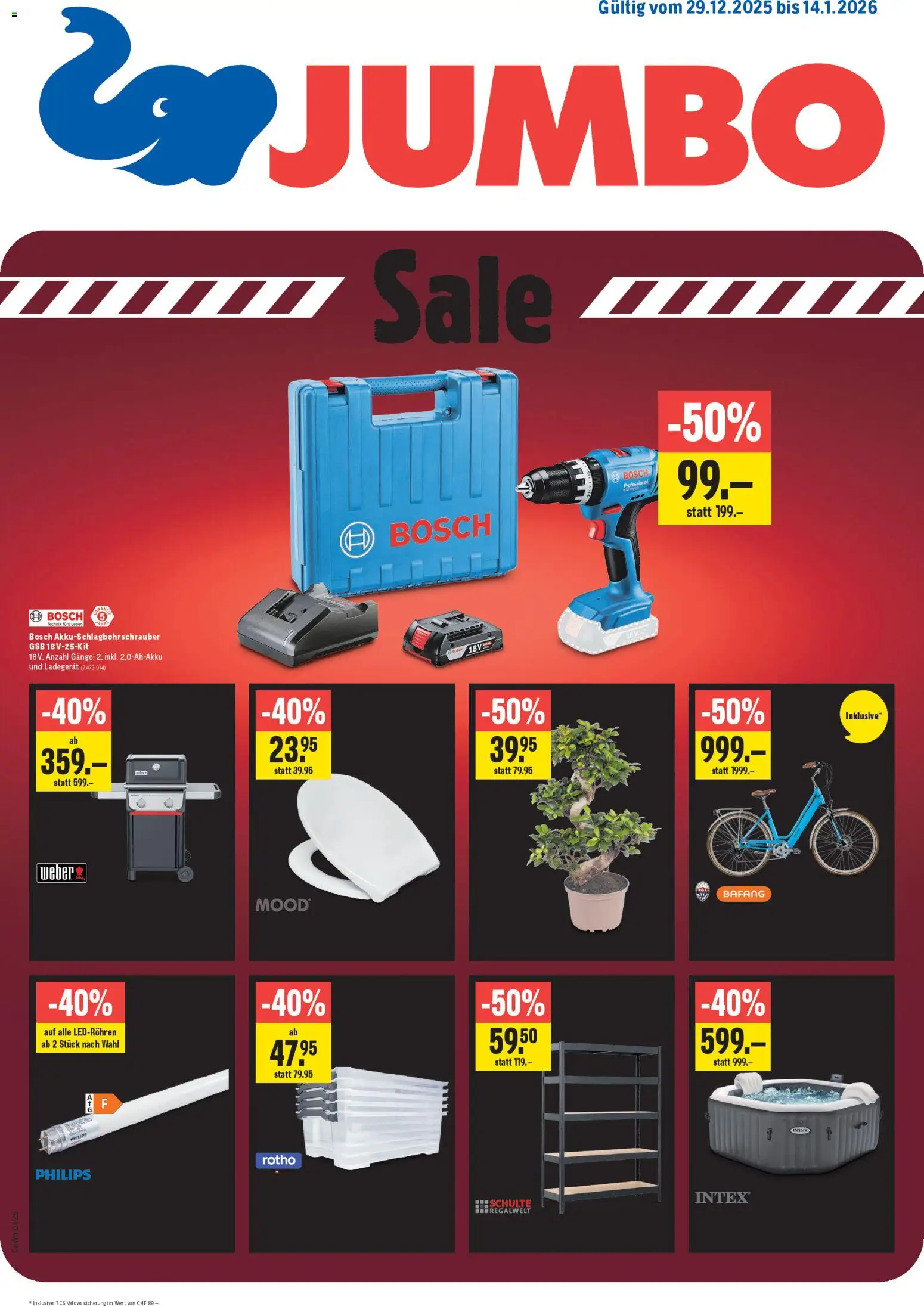 Jumbo Aktionen – gültig ab 29.12.2025 | Seite: 1 | Produkte: Ladegerät, Bosch, Philips