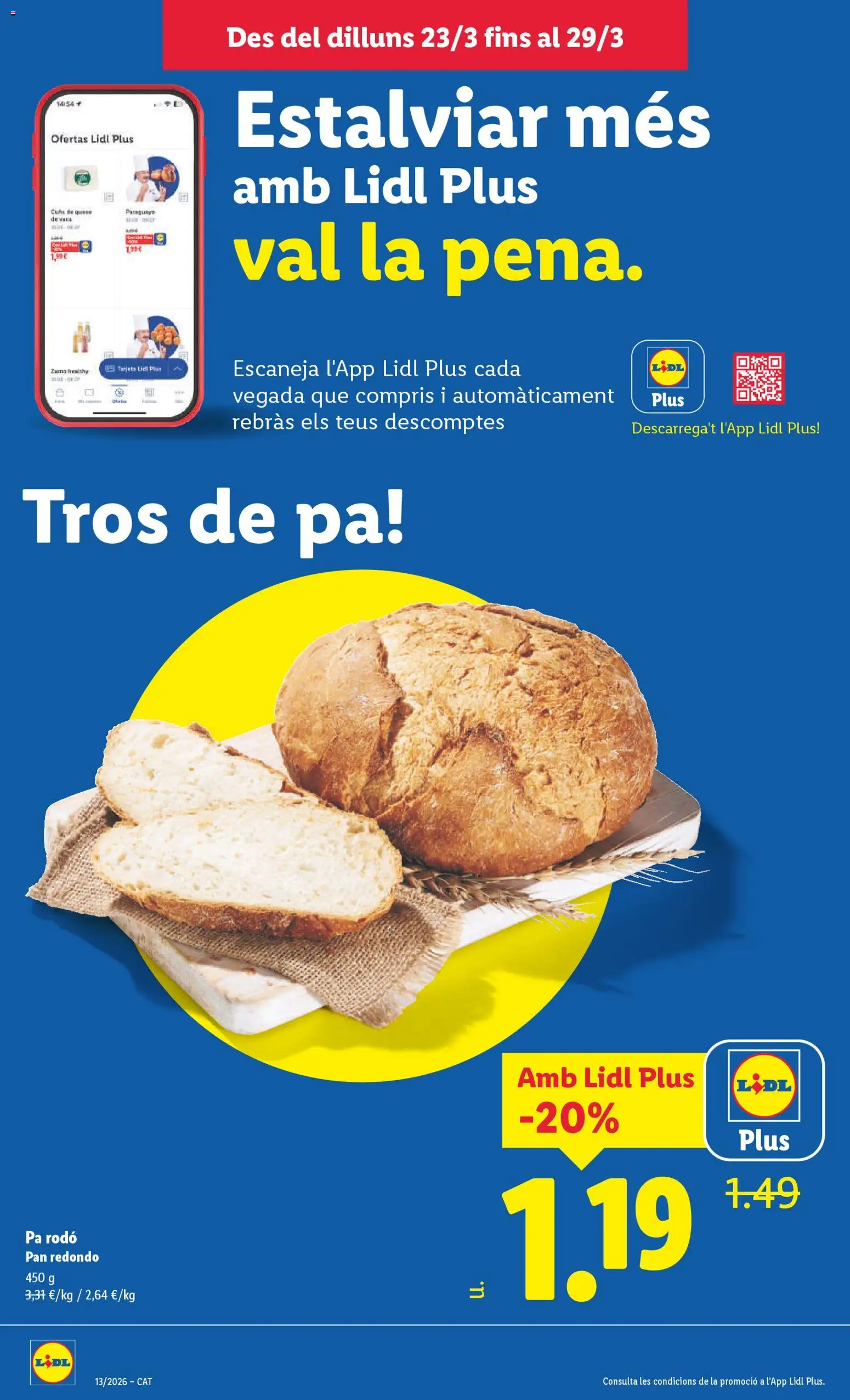 Lidl folleto │ válido desde el 23.03.2026 | Página: 16 | Productos: Queso, Pan, Ροζ πιπέρι, Cuna