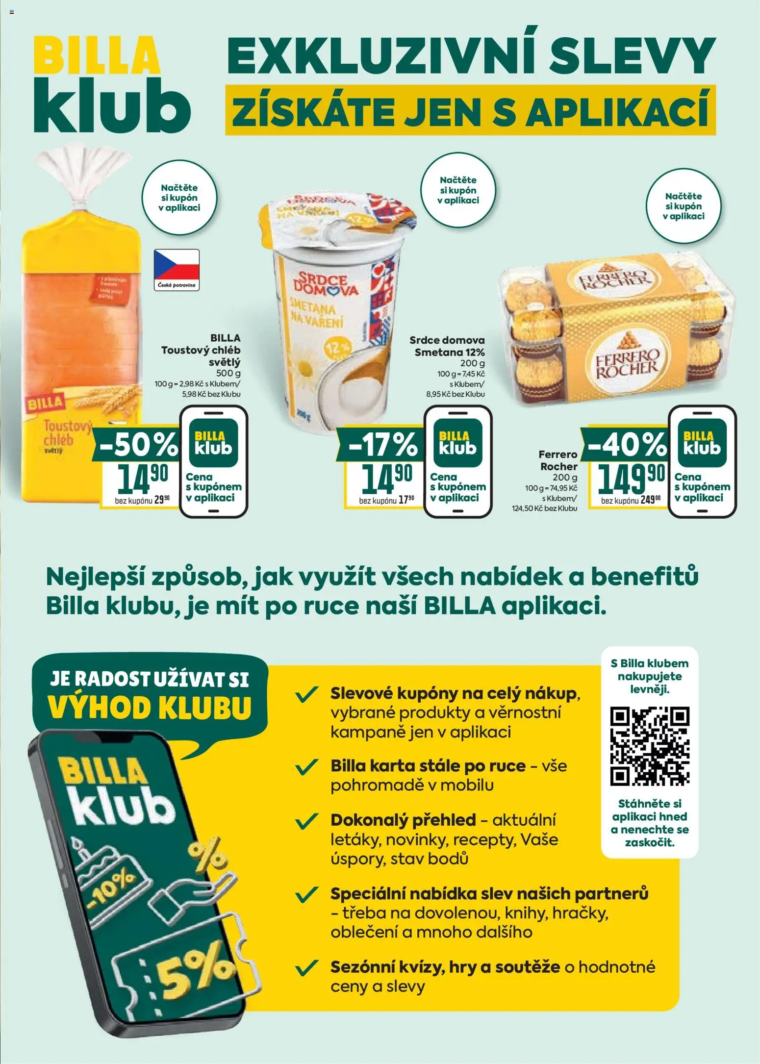 Billa Velký leták od 21.01.2026 | Strana: 38 | Produkty: Chléb, Smetana, Smetana na vaření, Oblečení