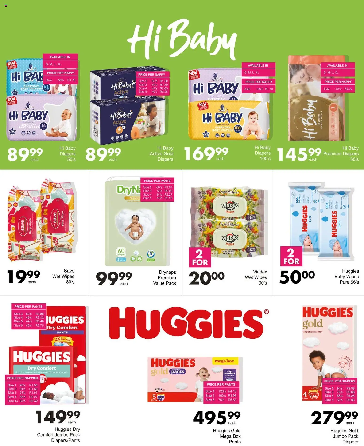New Save catalogue – valid from 29.01.2026 | Page: 55 | Products: Pants, Box, Water, Nappies