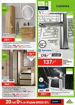 Pogląd oferty "Leroy Merlin gazetka" - ważna od 25.03.2026 | Strona: 27 | Produkty: Umywalka, Bateria, Lustro