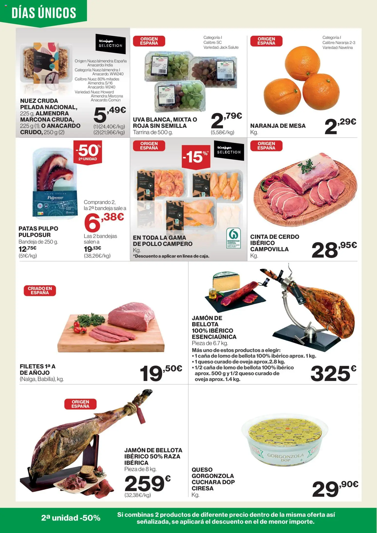 Supercor Canarias │ válido desde el 07.11.2025 | Página: 2 | Productos: Queso, Jamón, Cerdo, Bandeja