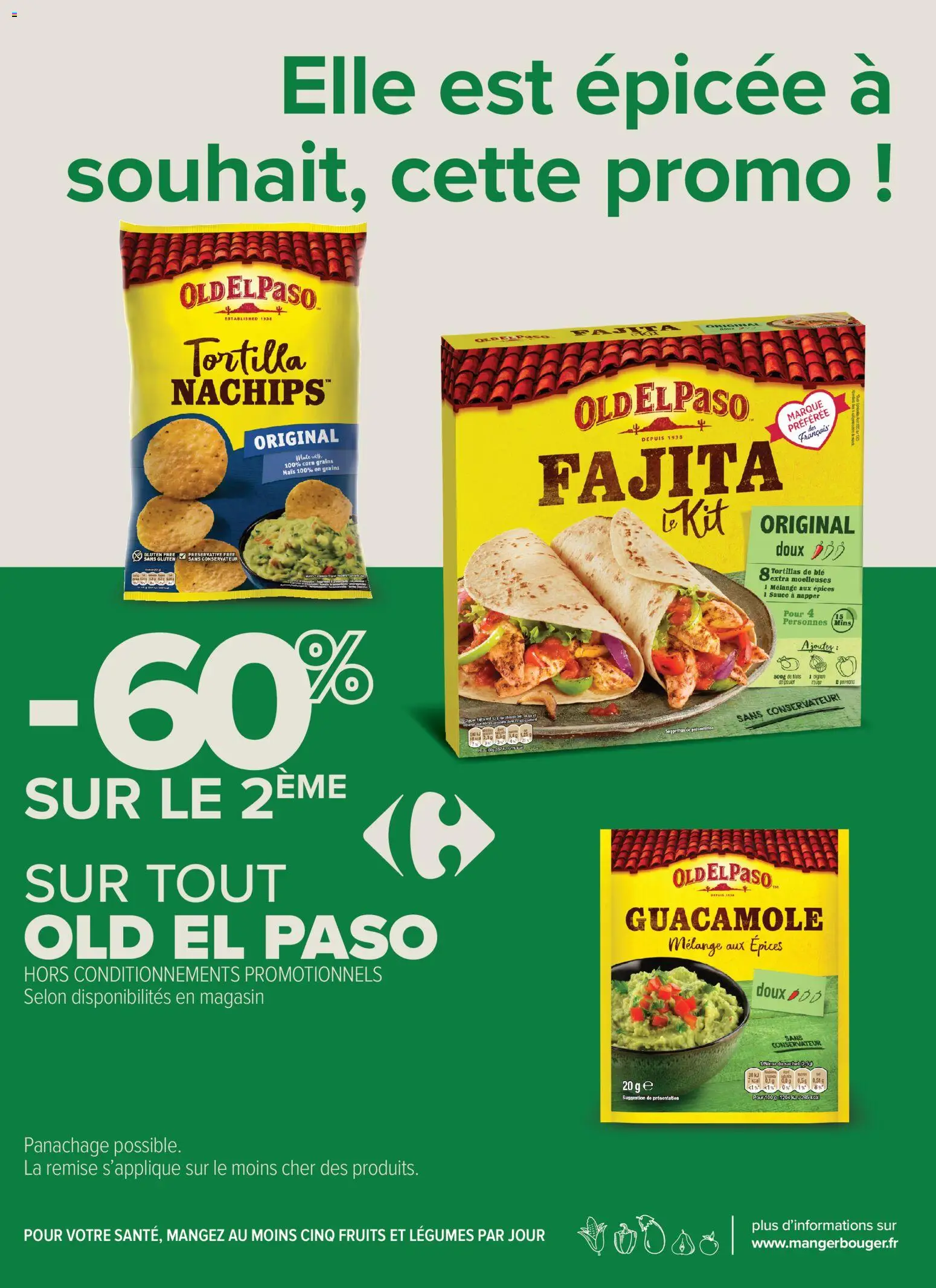 {H1} | Page: 13 | Produits: Mais, Tortillas, Guacamole, Oignon
