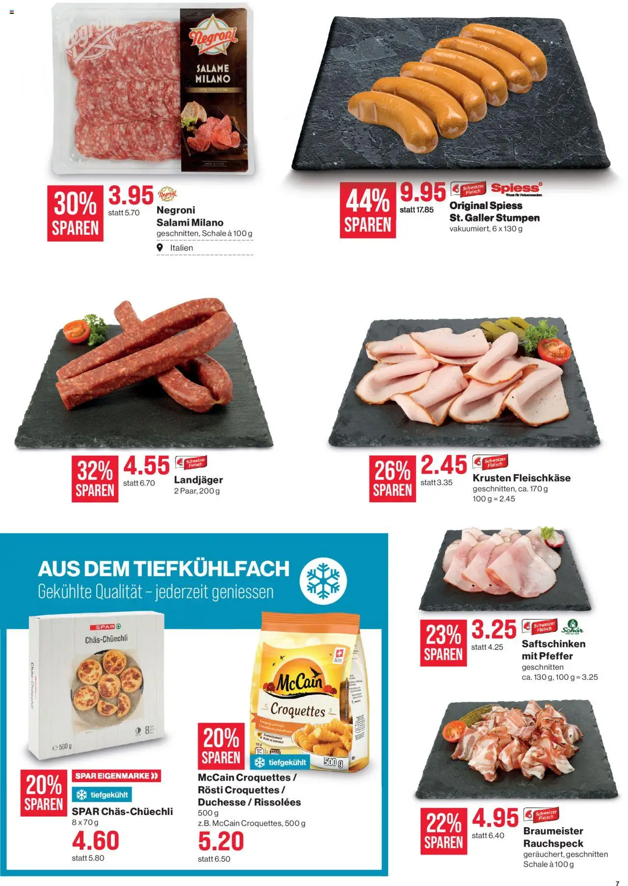 SPAR Aktionen ab 28.08.2025 | Seite: 7 | Produkte: Salami, Pfeffer