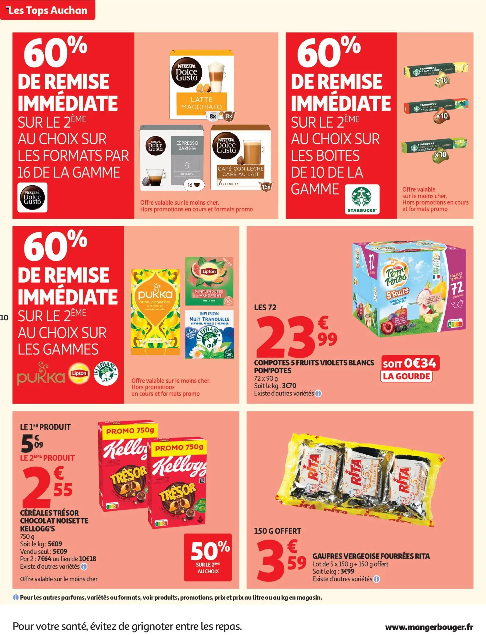 {H1} | Page: 10 | Produits: Noisette, Pamplemousse, Gourde, Gaufres