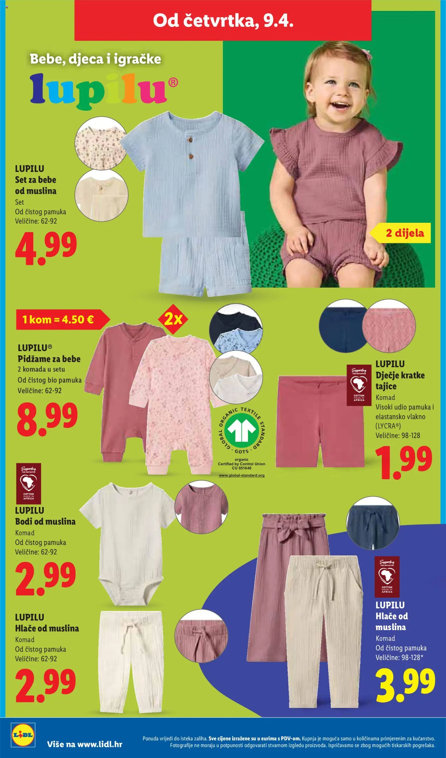 Lidl katalog | vrijedi od 07.04.2026 | Stranica: 46 | Proizvodi: Hlače, Tajice