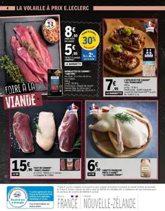 E.Leclerc - Prévisualisation de E.Leclerc Catalogue Foire à la viande valide à partir de 20.01.2026 | Page: 4 | Produits: Magret de canard, Volaille, Sel, Viande