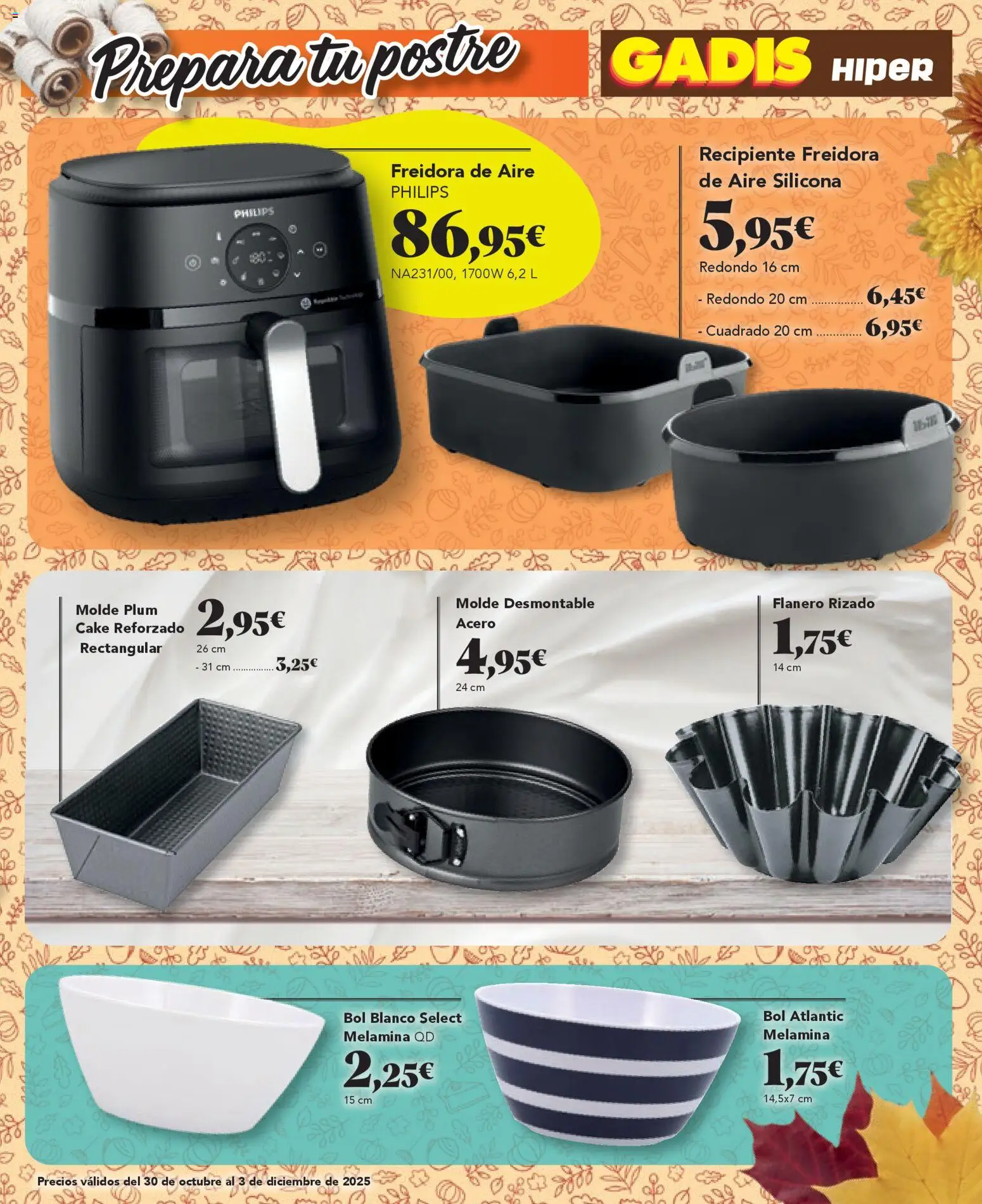 Gadis Hiper folleto │ válido desde el 30.10.2025 | Página: 3 | Productos: Freidora