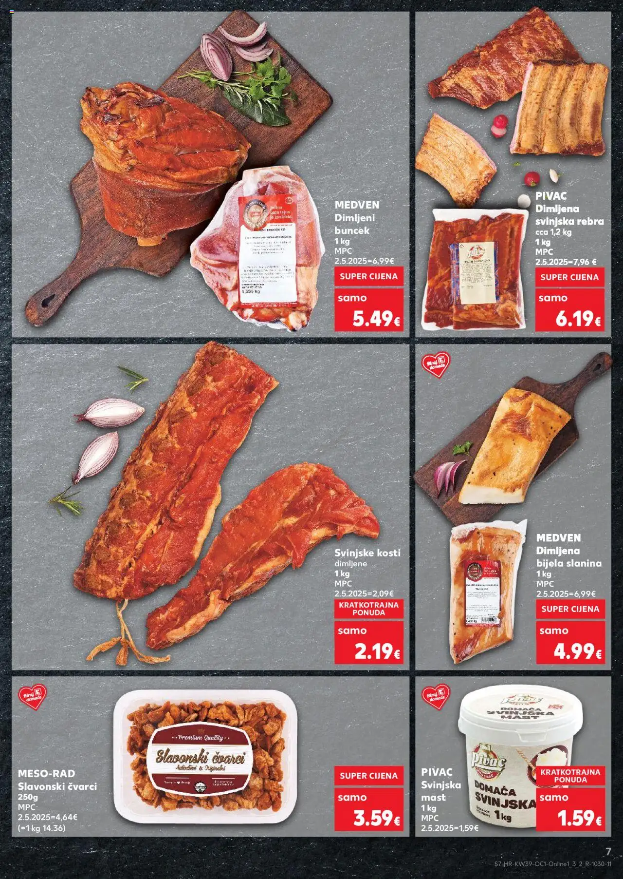 Kaufland HR akciós ujság - amely érvényes a következő dátumtól: 24.09.2025 | Oldal: 7