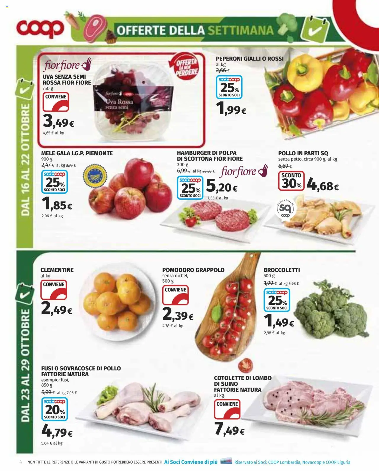 Volantino COOP del 16.10.2025 | Pagina: 4