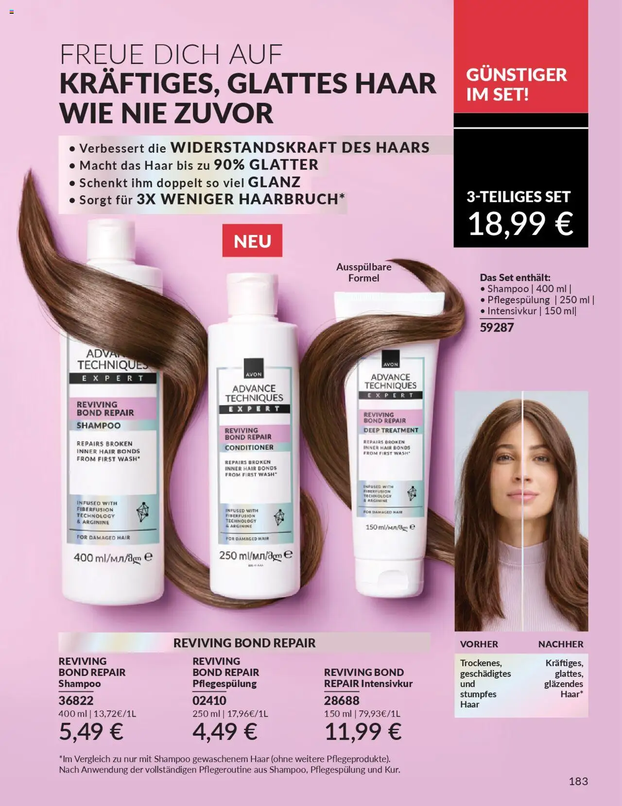 AVON Katalog Oktober 2025 – gültig ab 01.10.2025 | Seite: 185 | Produkte: Shampoo