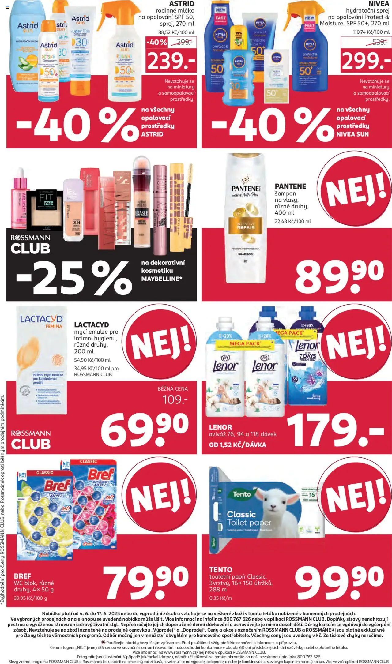 Rossmann leták od 04.06.2025 | Strana: 20 | Produkty: Finish, Toaletní papír, Blok, Lactacyd