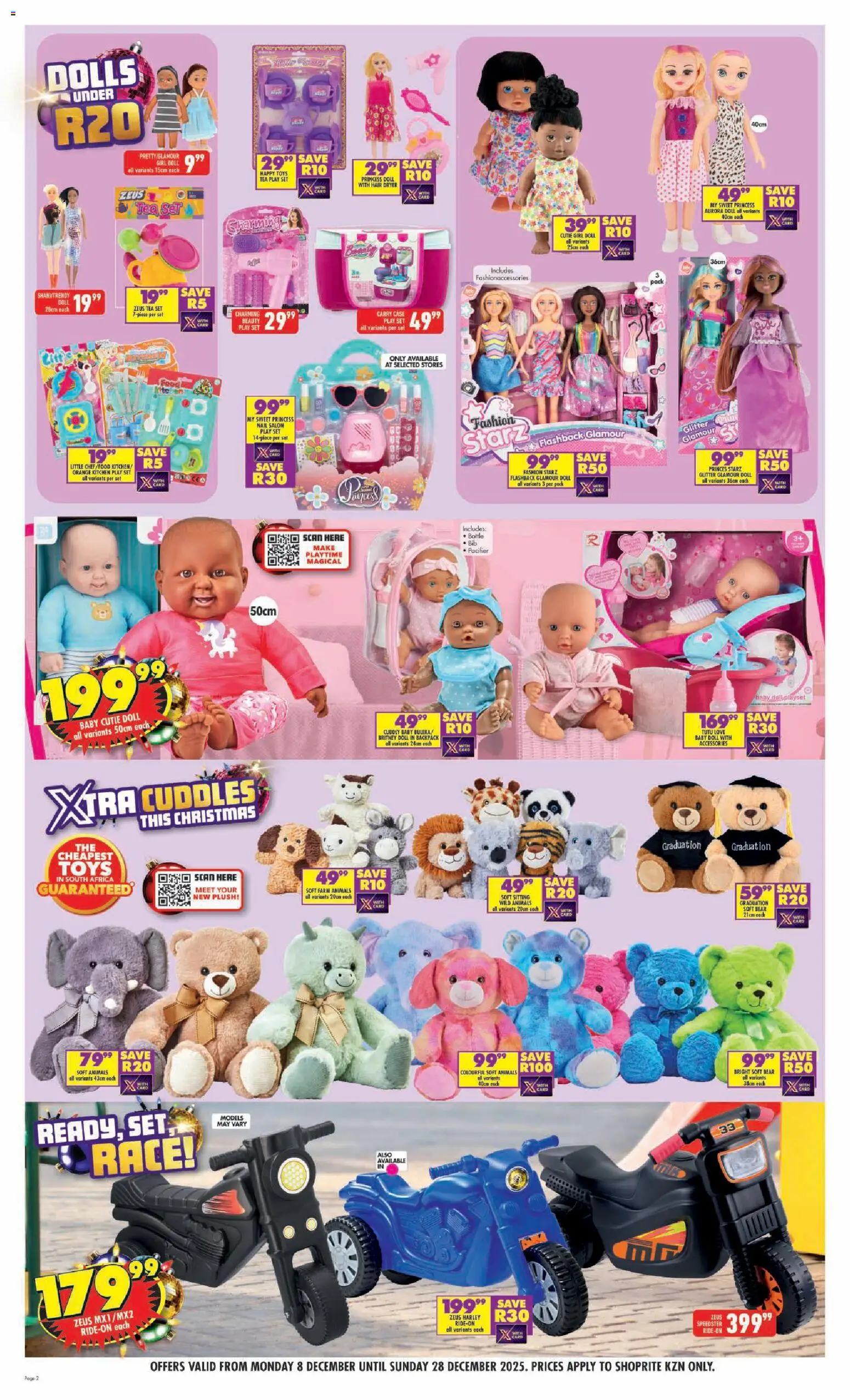 New Shoprite catalogue – valid from 08.12.2025 | Page: 2 | Products: Backpack, Case, Dryer, Tea