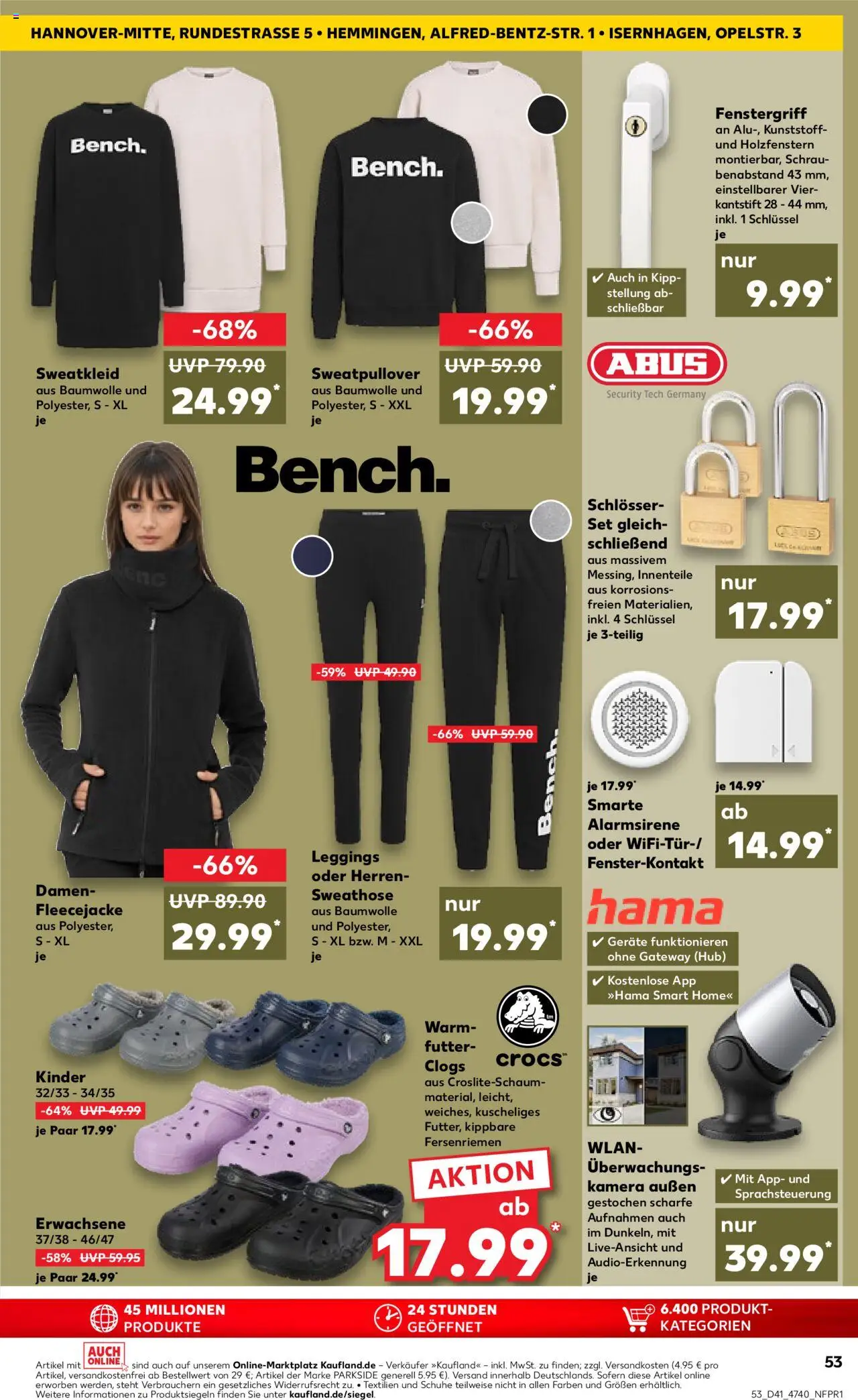 Kaufland prospekt Hannover	 – gültig ab 12.10.2025 | Seite: 53 | Produkte: Kamera, Sweathose, Sweatshirt, Leggings