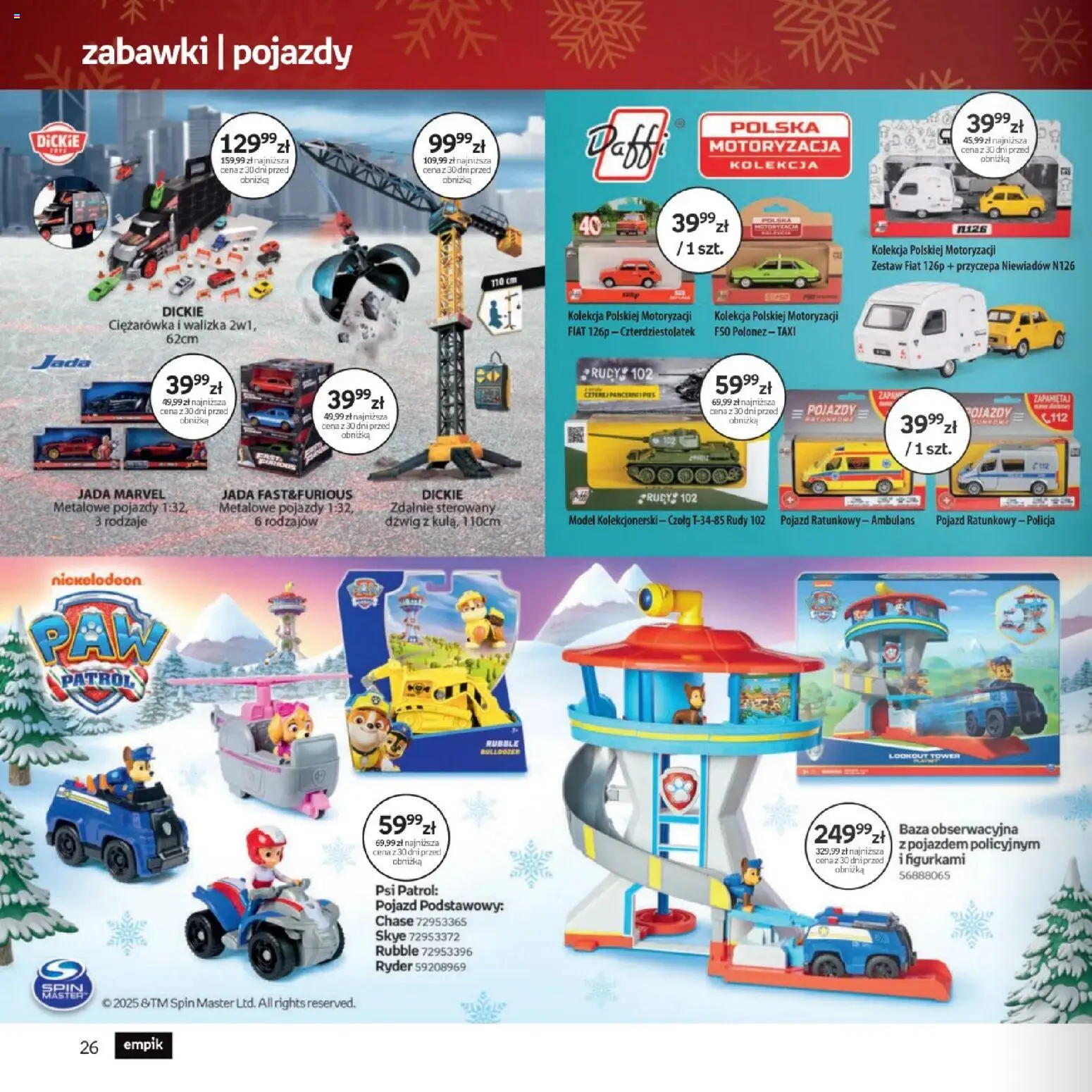 Empik promocje - Xmas Zabawki od 26.11.2025 | Strona: 26 | Produkty: Walizka