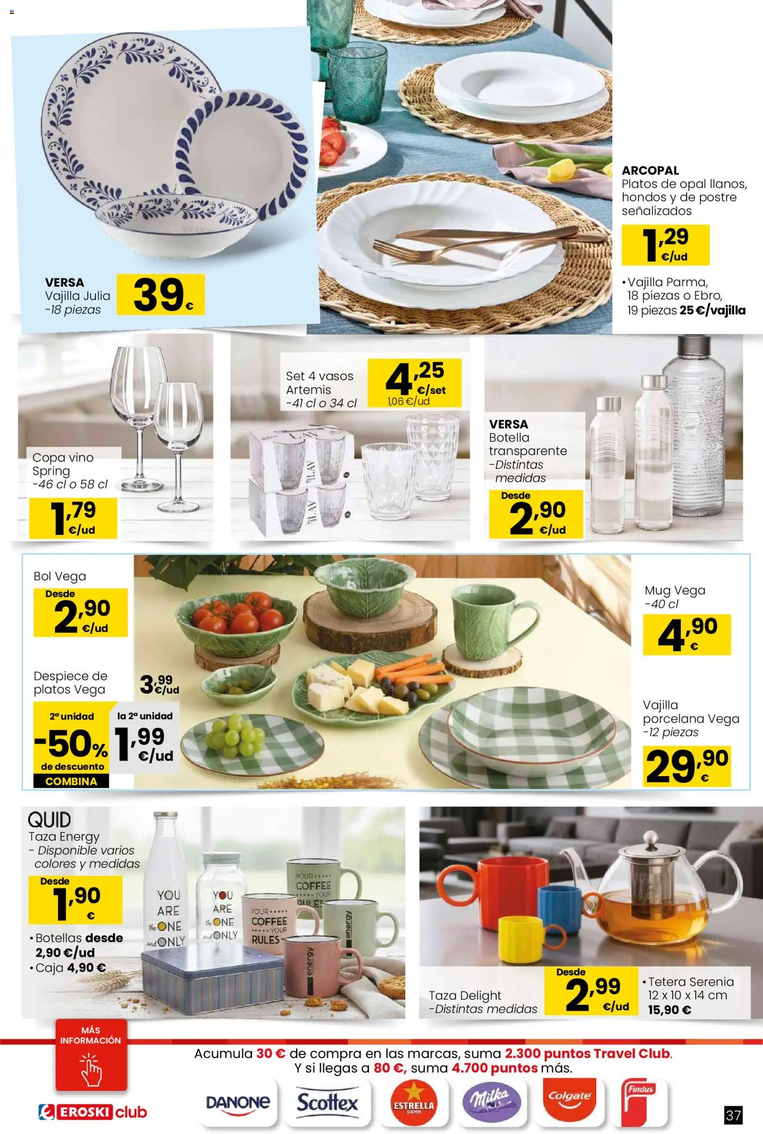 Eroski - Qué planazo │ válido desde el 26.03.2026 | Página: 37 | Productos: Vino, Vasos, Βρεφικό κρεβάτι, Caja