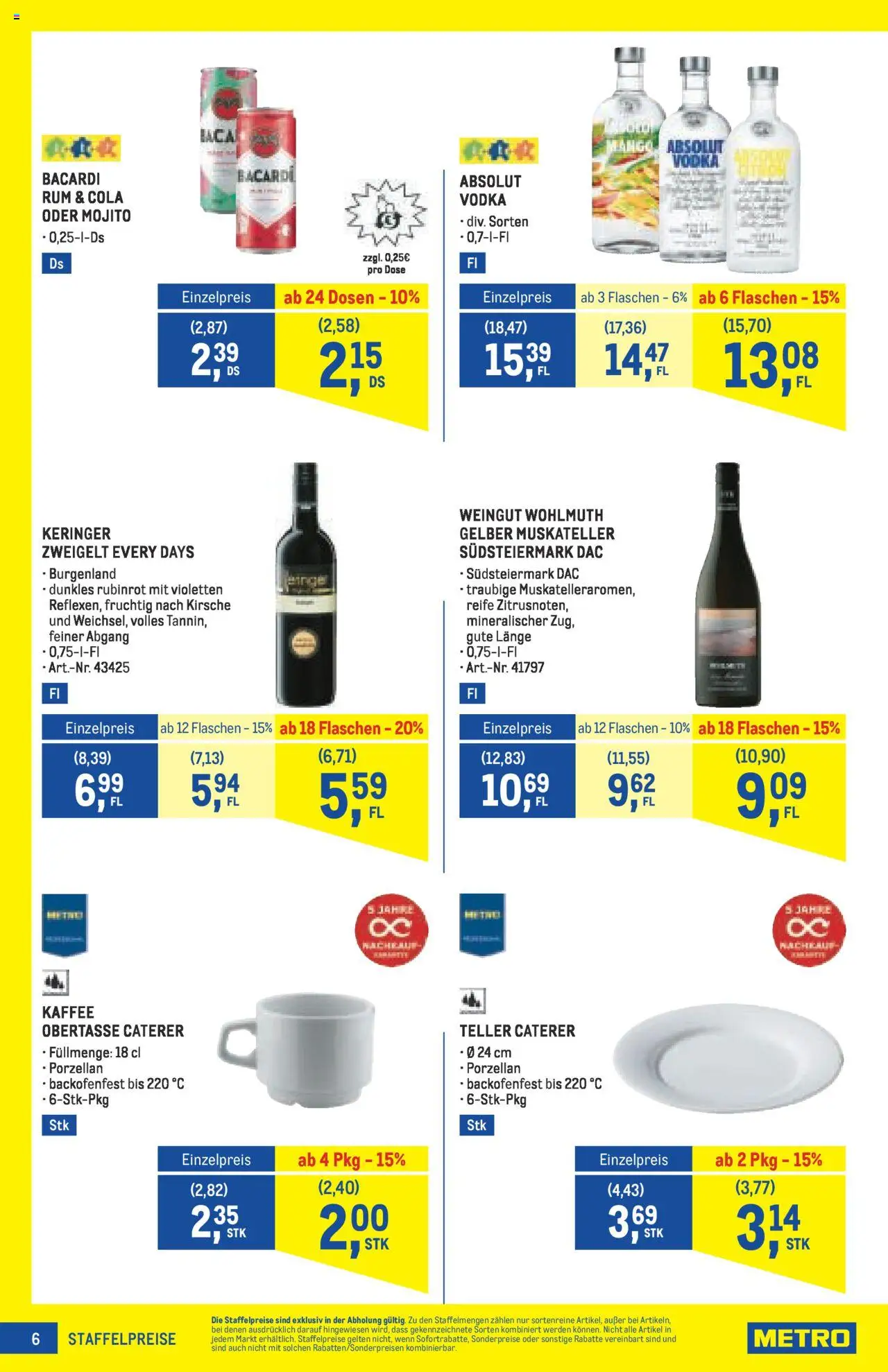 Metro angebote Profi gültig ab 10.07.2025 | Seite: 6 | Produkte: Kaffee