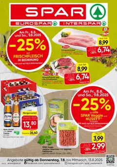 Vorschau von dem Prospekt - Spar Flugblatt -Oberösterreich gültig ab 07.08.2025