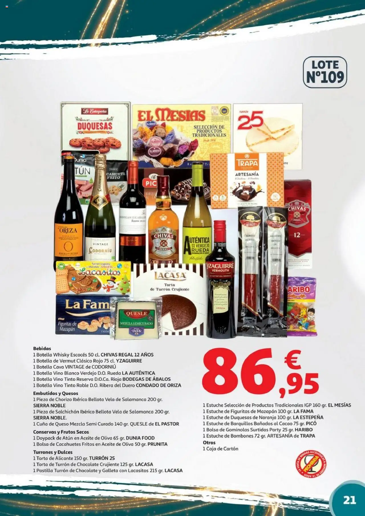 Alcampo - Valencia y Castellón │ válido desde el 06.11.2025 | Página: 21 | Productos: Aceite, Νυχτικό, Φρυγανιές σικάλεως, Caja
