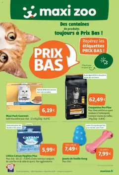 Maxi ZOO - Prévisualisation de Maxi ZOO Des centaines de produits toujours à Prix Bas ! valide à partir de 06.08.2025