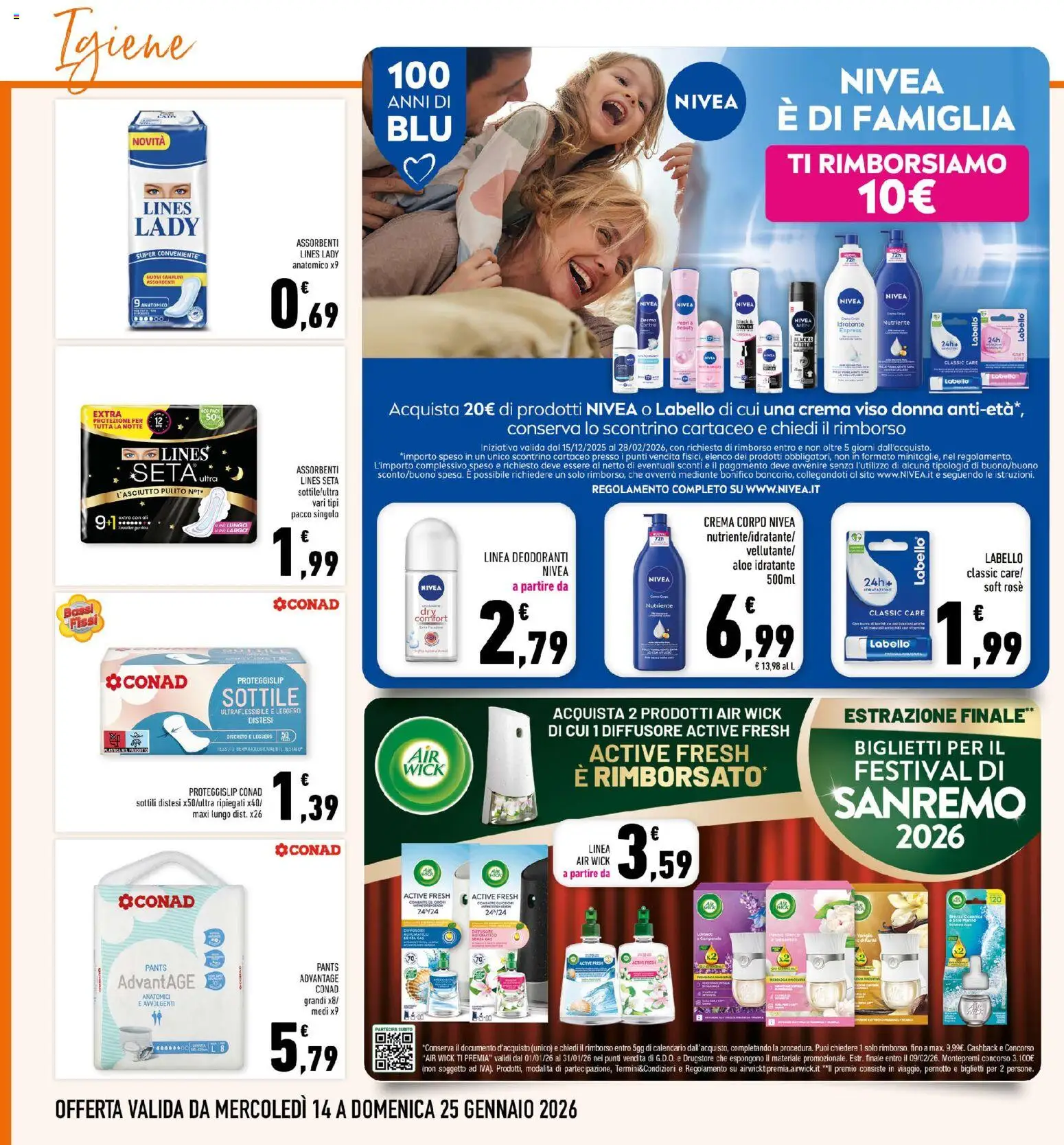 Volantino Conad del 14.01.2026 | Pagina: 30 | Prodotti: Crema, Crema viso