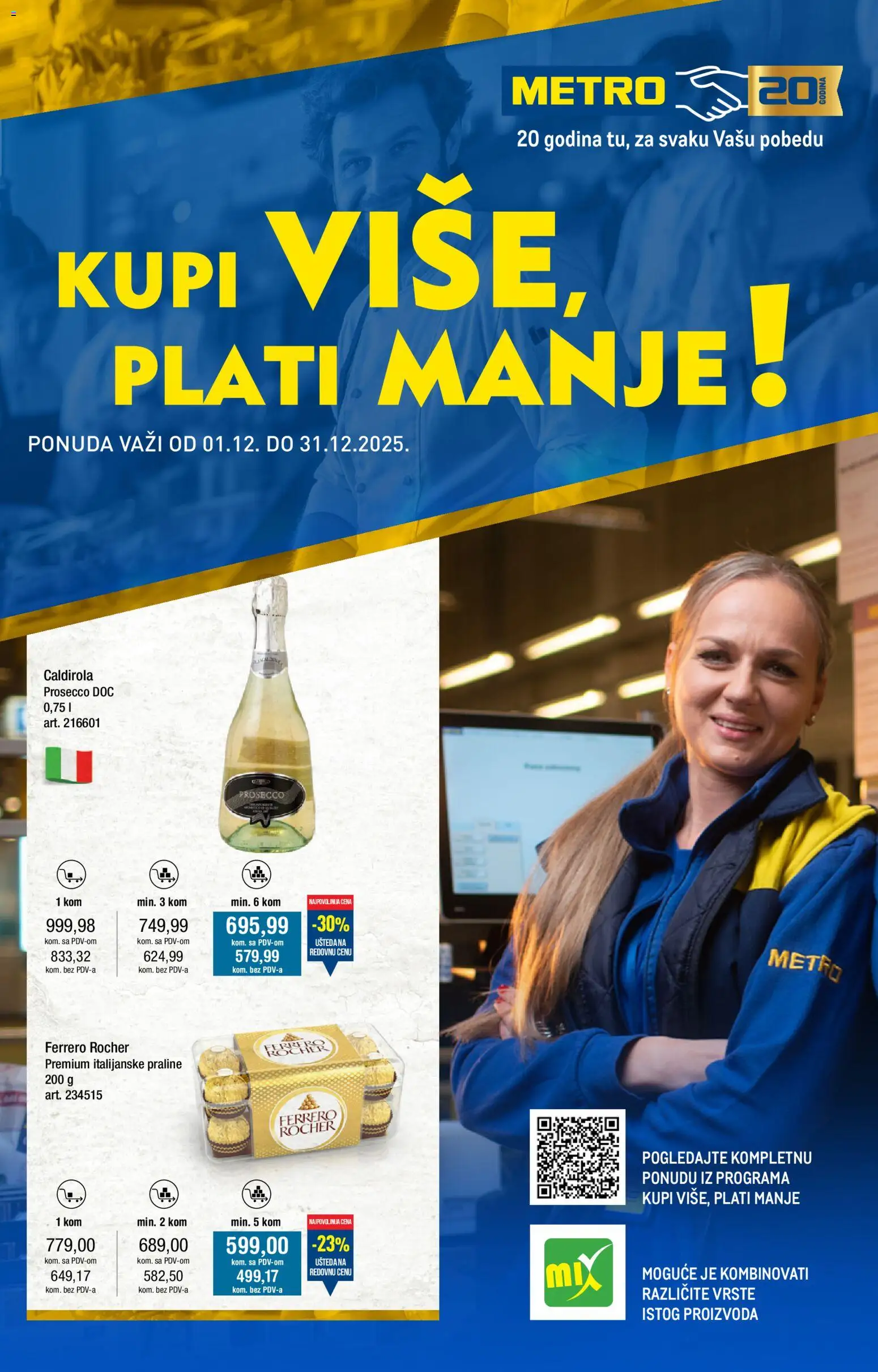 Metro katalog - važi od 01.12.2025 | Strana: 1 | Proizvode: Praline, Ferrero