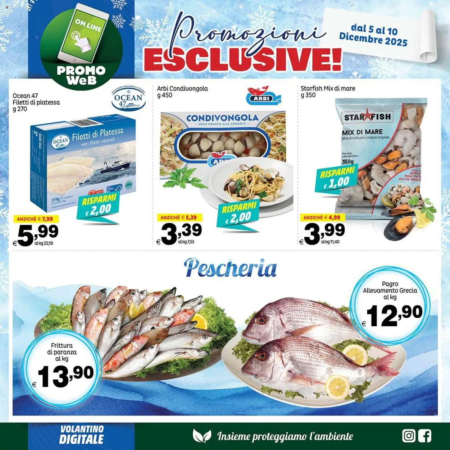 Volantino Elite Supermercati del 05.12.2025 | Pagina: 6 | Prodotti: Vongole, Sugo