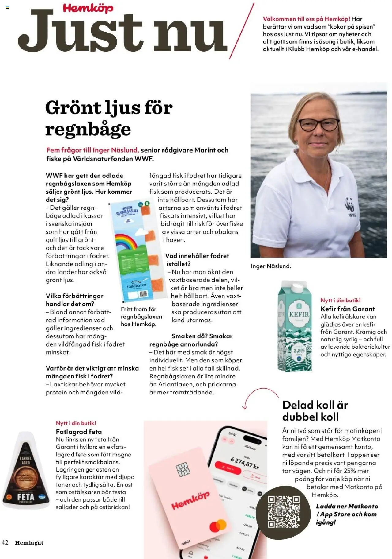 Hemköp reklamblad aktuell från 01.09.2025 | Sida: 42 | Produkter: Galler, Ost, Ljus