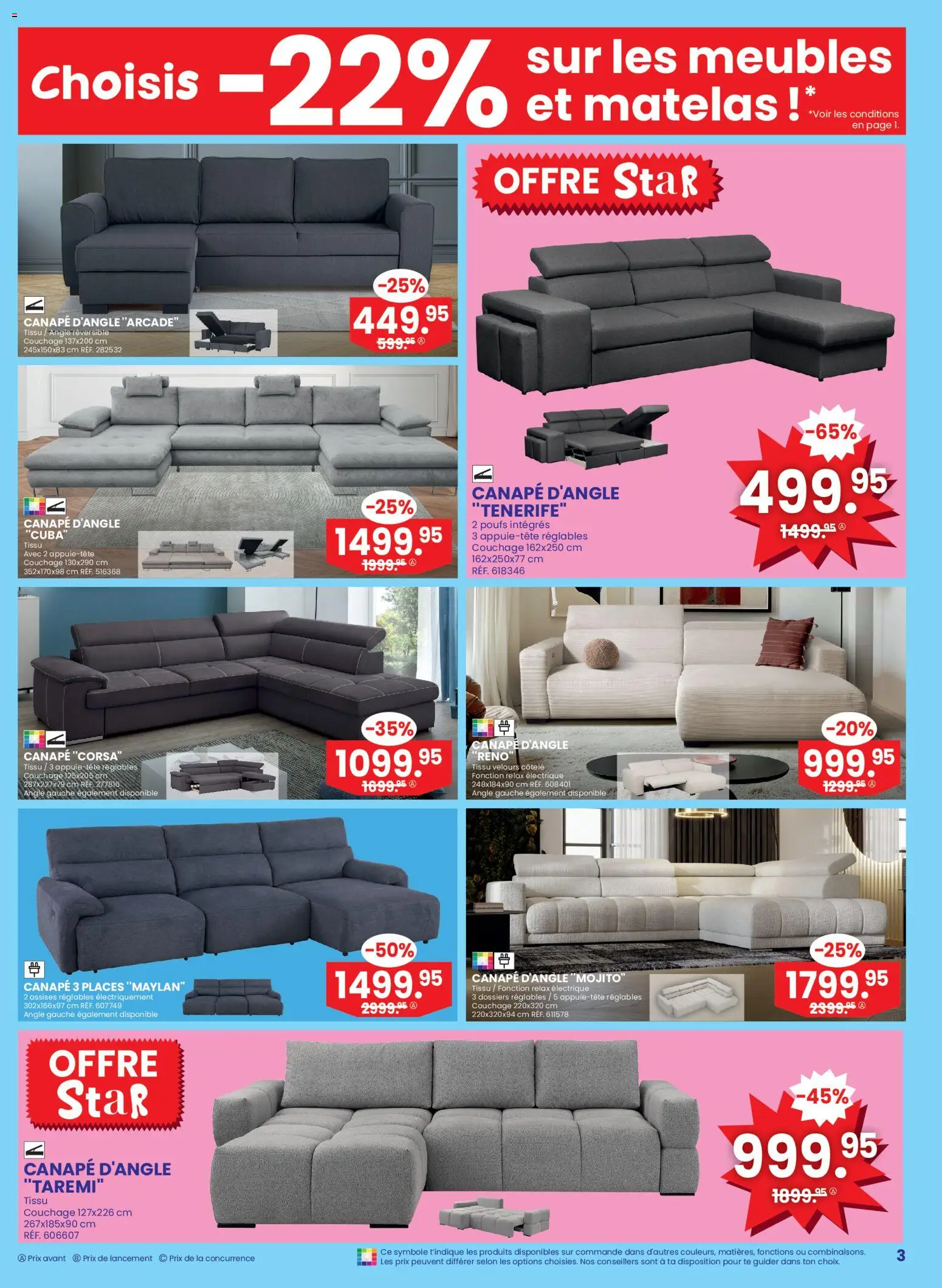 Conforama Aktionen Singles FR – gültig ab 05.11.2025 | Seite: 3