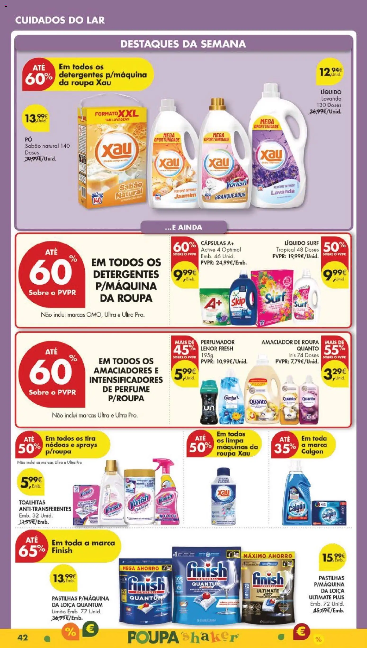 Pingo Doce folheto │ válido de 24.02.2026 | Página: 44 | Produtos: Perfume, Sabão, Amaciador de roupa, Detergente
