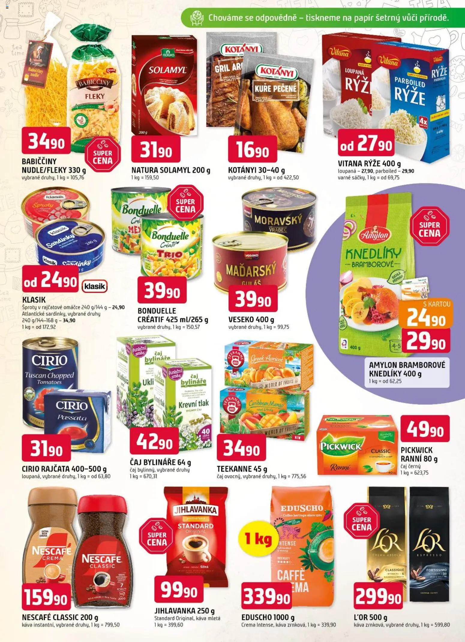 Trefa leták od 22.04.2026 | Strana: 7 | Produkty: Káva, Nescafe Crema, Jihlavanka, Solamyl