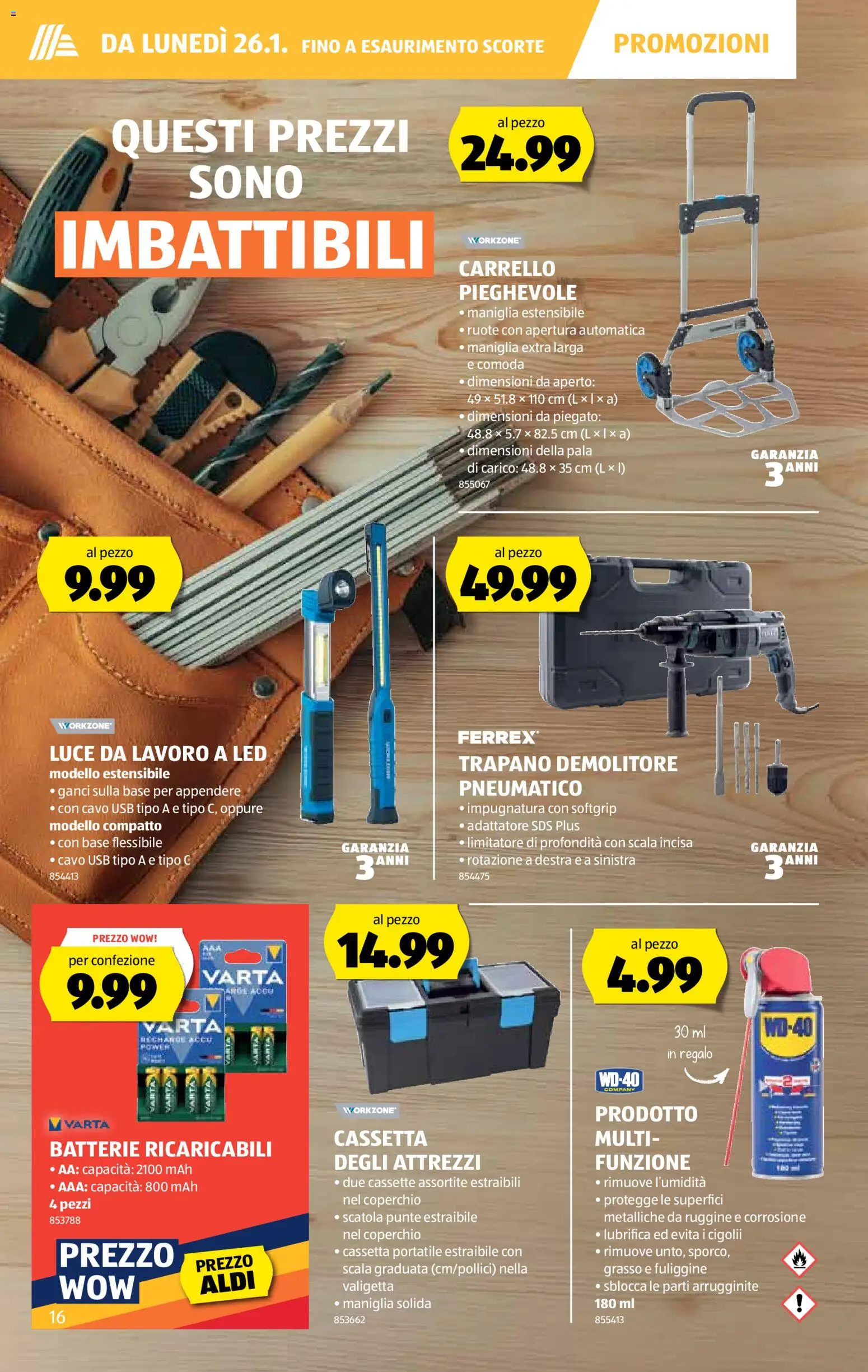 Aldi Aktionen IT – gültig ab 22.01.2026 | Seite: 17 | Produkte: Batterie, Usb