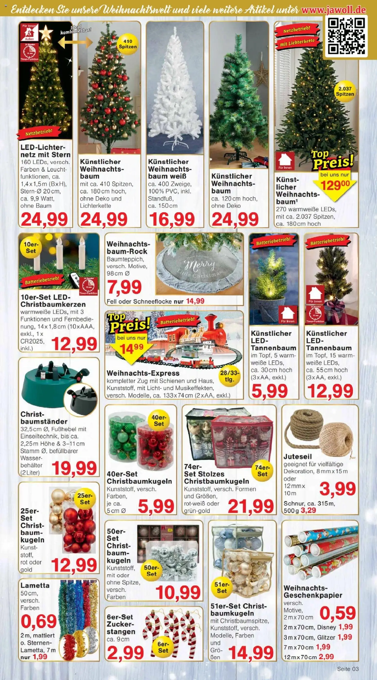 Jawoll Prospekt – gültig ab 24.11.2025 | Seite: 3 | Produkte: Wasser, Zucker