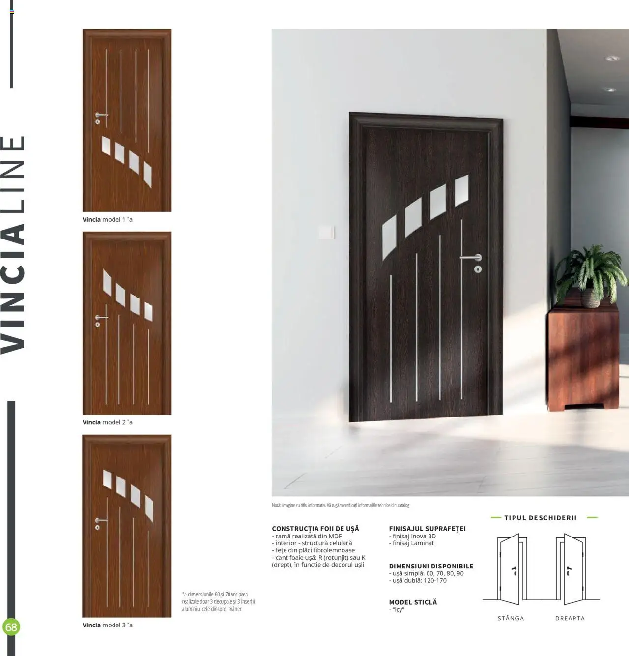 Noul catalog Proges – valabil de la 01.08.2025 | Pagină: 68 | Produse: Mâner, Ușă