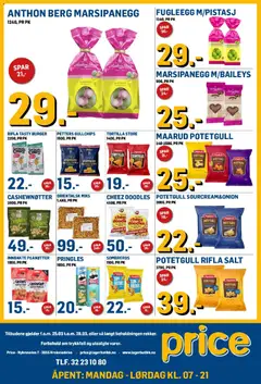 Forhåndsvisning av Price Lagerbutikk kundeavis gyldig fra 25.03.2026 | Side: 4 | Produkter: Paprika, Potetgull, Cashewnøtter, Бісквіт